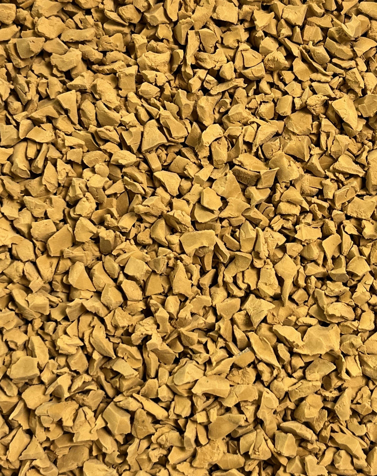 Gold Yellow Rubber Crumb EPDM 1 - 4mm 25kg - Resin Mill