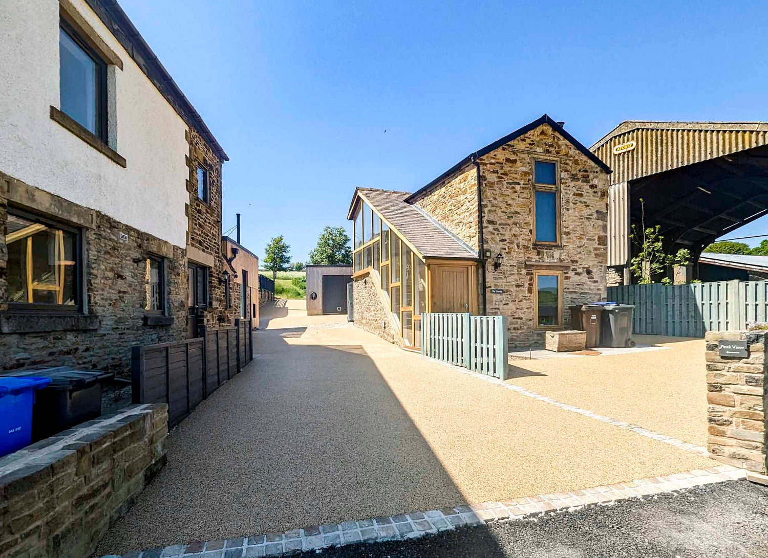 spring haze resin driveway